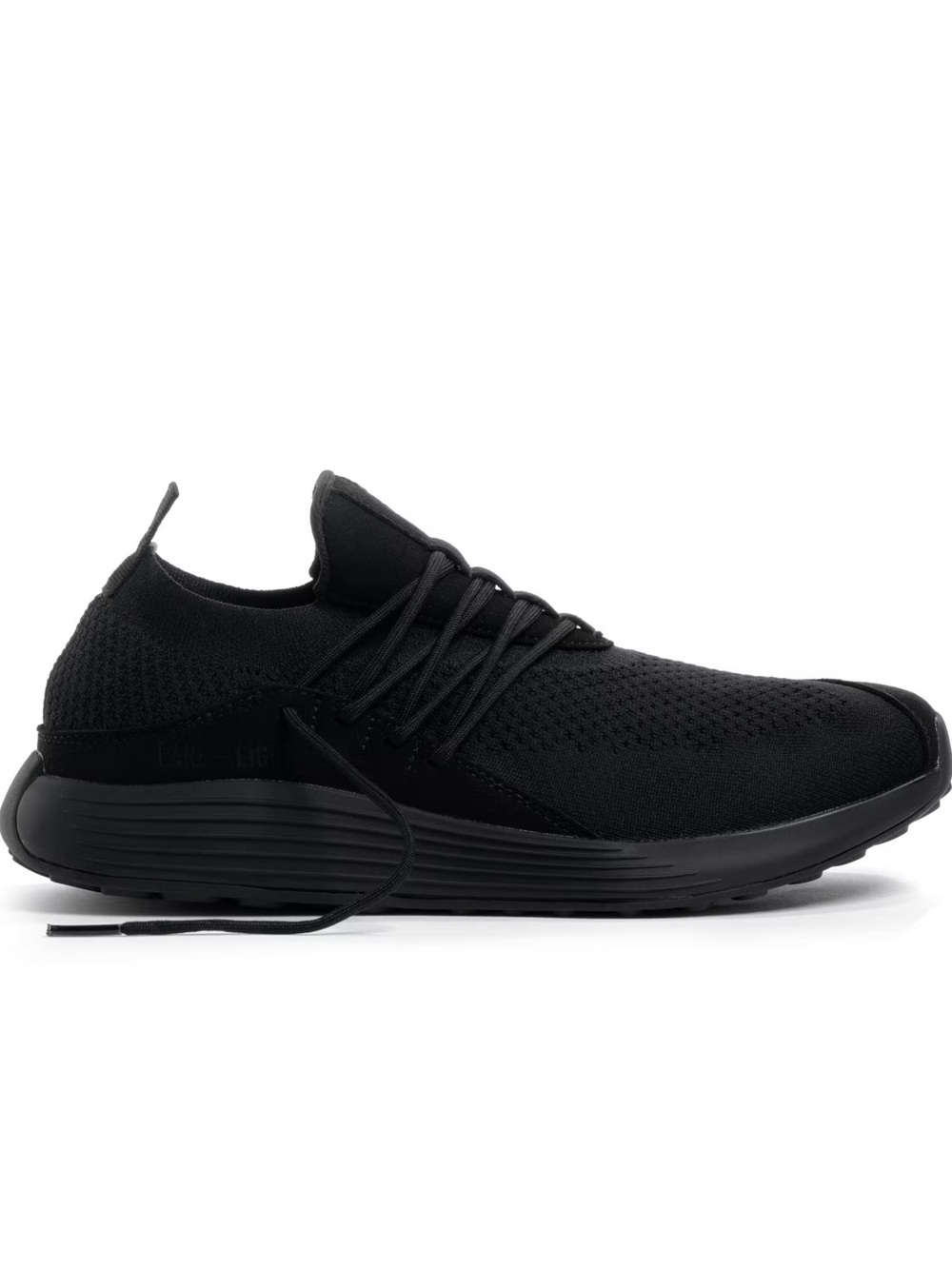 Size 6.5 Women's Black Knit Athletic Sneakers - Lane Eight Trainers Gently Used